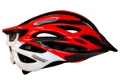 White Black & Red Helmet