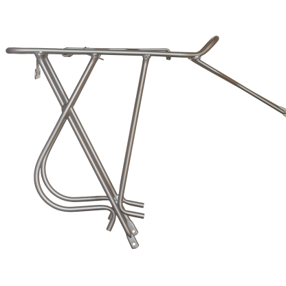 Frame Mount Silver Steel Rear Rack
