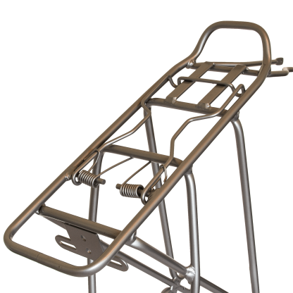 Frame Mount Silver Steel Rear Rack - Image 2